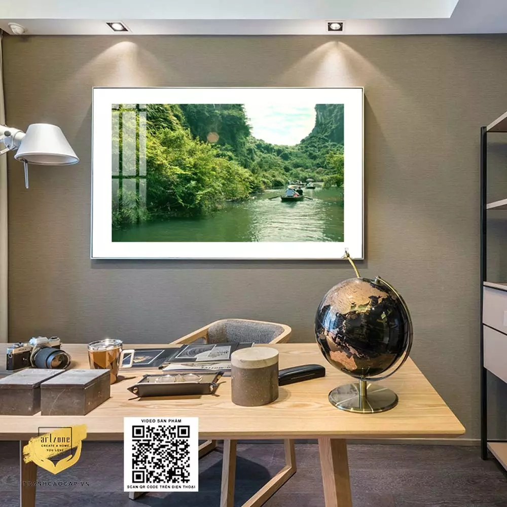 Bố cục tranh treo tường không cân đối