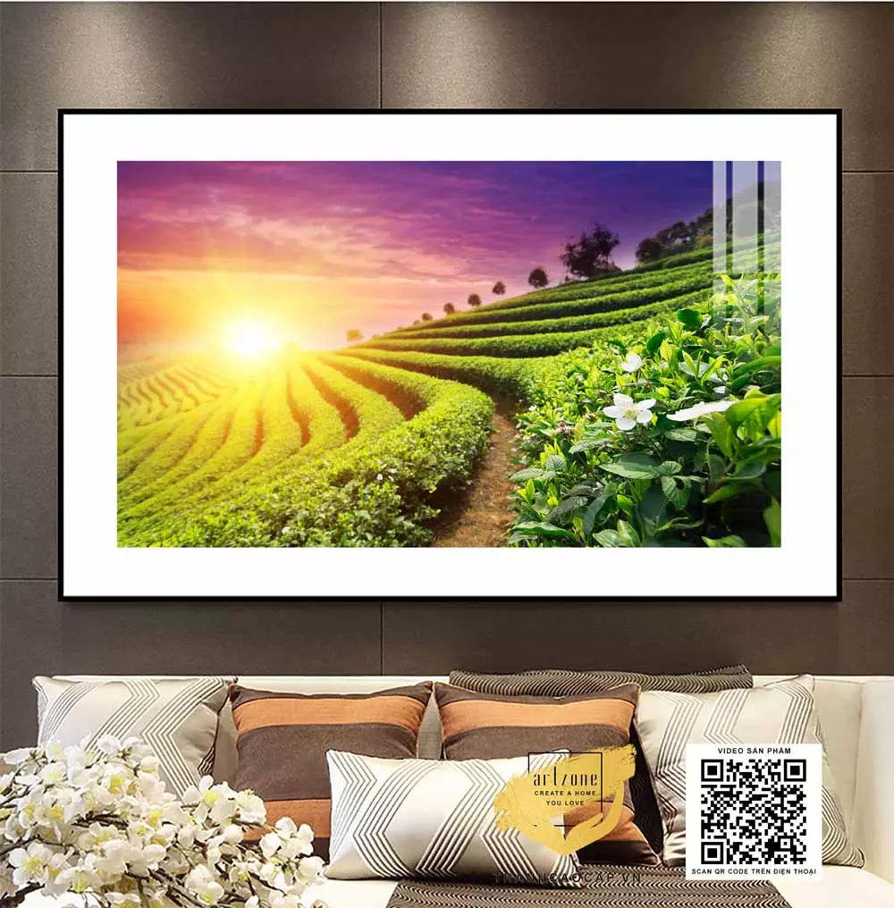 Chú ý đến ánh sáng khi treo tranh