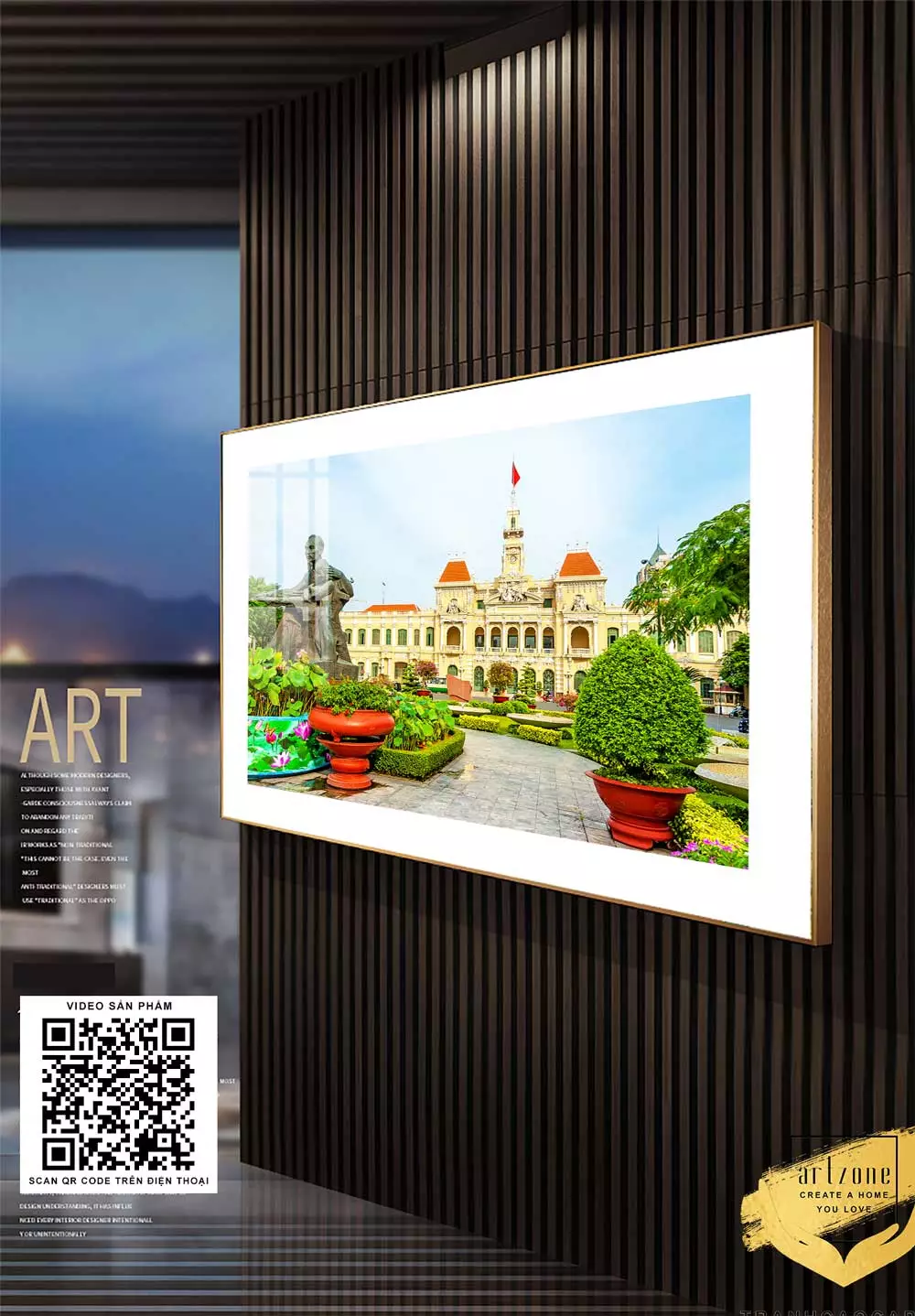 Bức tranh tái hiện vẻ đẹp cổ kính của Hà Nội
