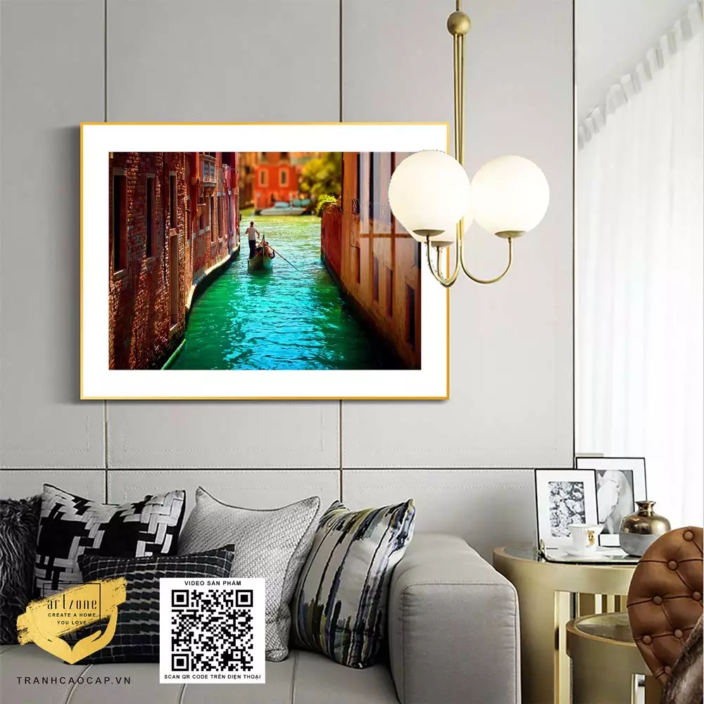 Phong cách nội thất phù hợp với tranh Venice