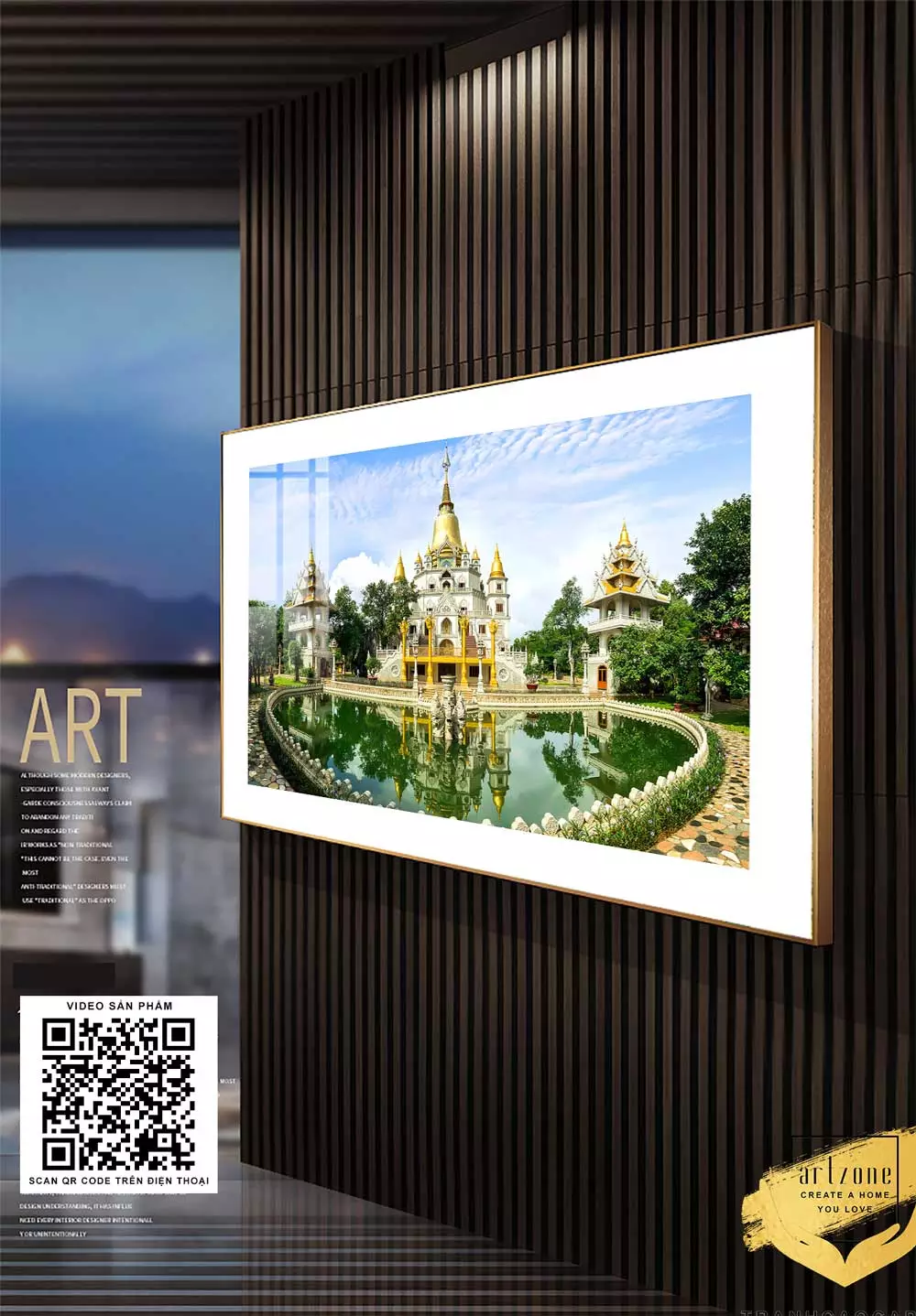 Chi tiết kiến trúc Thái Lan tinh xảo trong tranh Mica