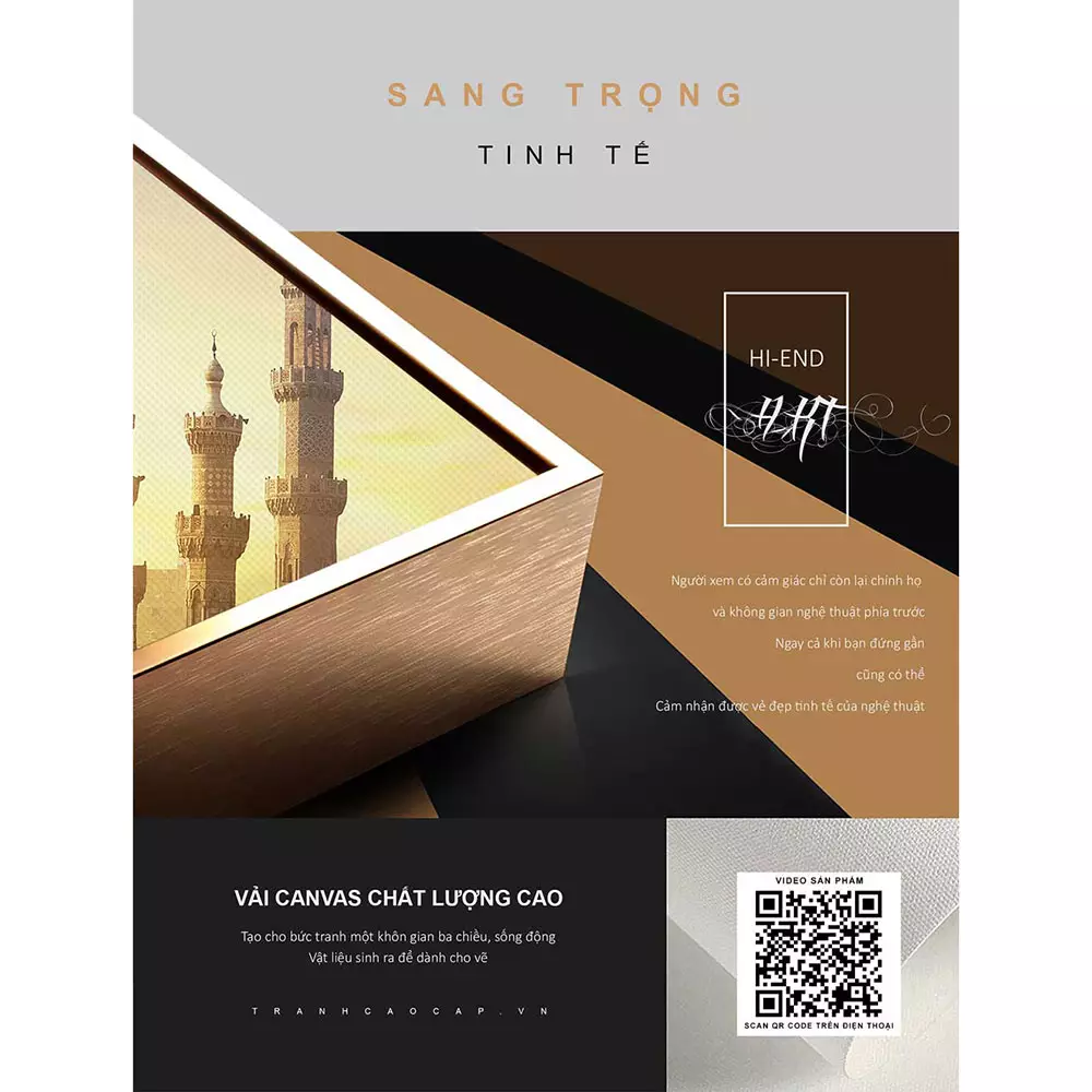 Tranh Mica Phong Cảnh Mái Vòm Hiện Đại AZ1-1131 Tranh Mica Phong Cảnh Mái Vòm Hiện Đại AZ1-1131