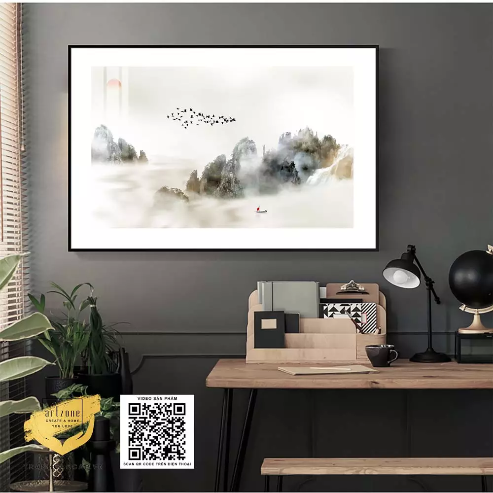 Tranh Mica phong cảnh sự lựa chọn hoàn hảo
