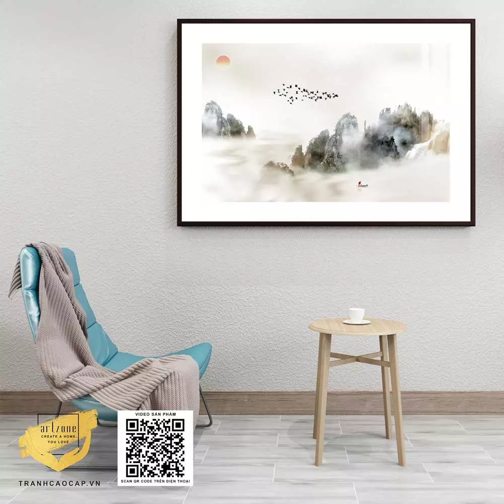 Tranh Mica phong cảnh mang đến vẻ đẹp hiện đại cho không gian