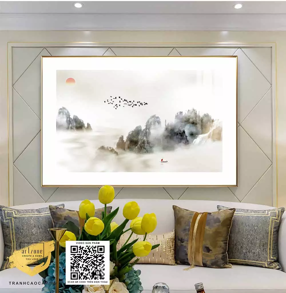 Tranh Mica phong cảnh khơi gợi cảm hứng sáng tạo