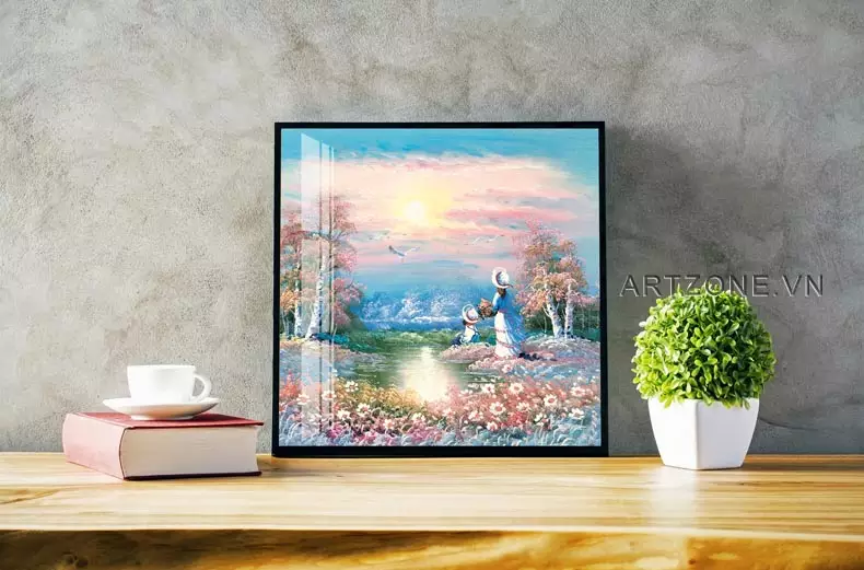 Chọn kích thước tranh cân xứng với không gian