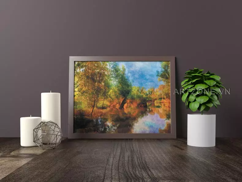 Ý nghĩa sâu sắc của tranh Mica phong cảnh