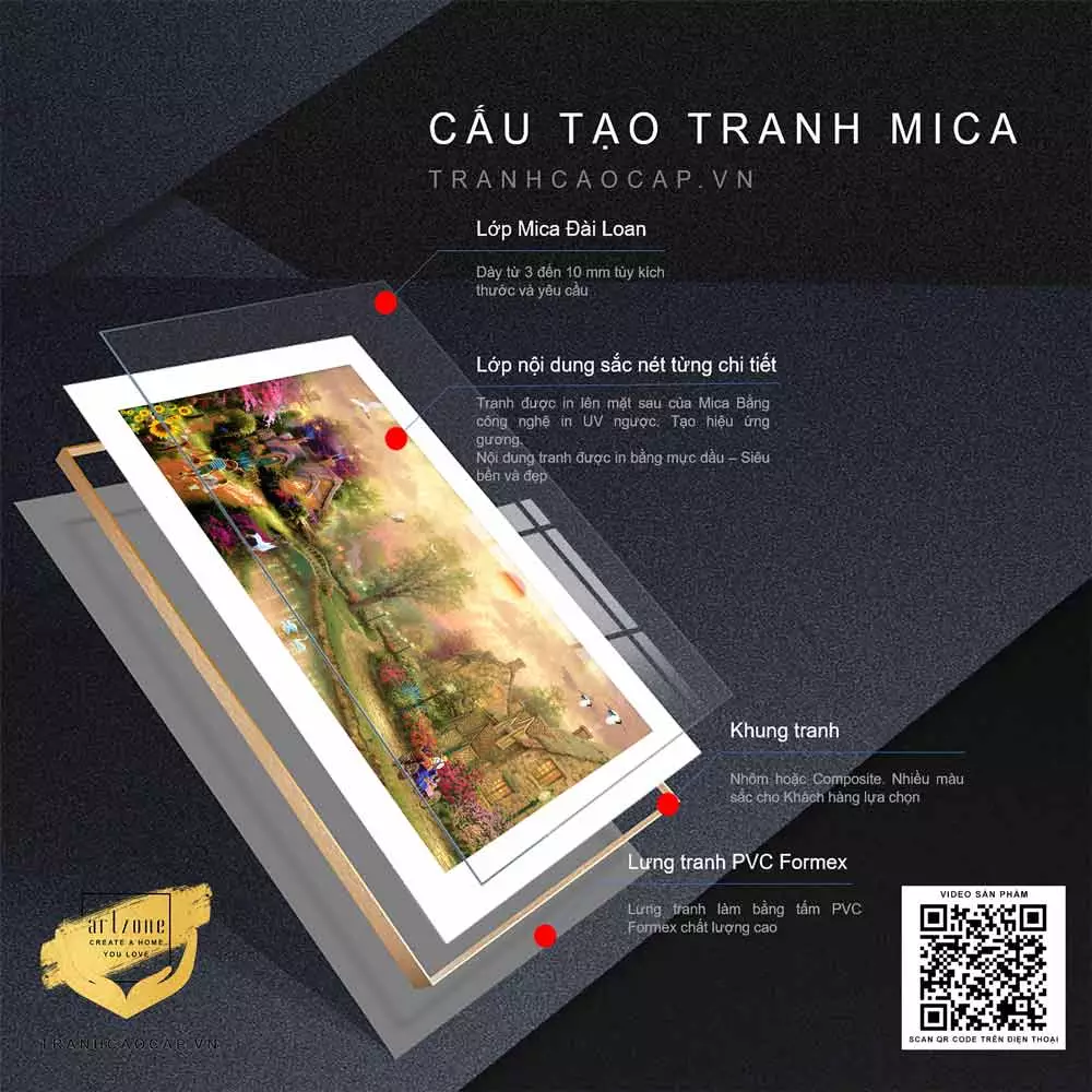 Bức tranh phù hợp với nhiều phong cách nội thất