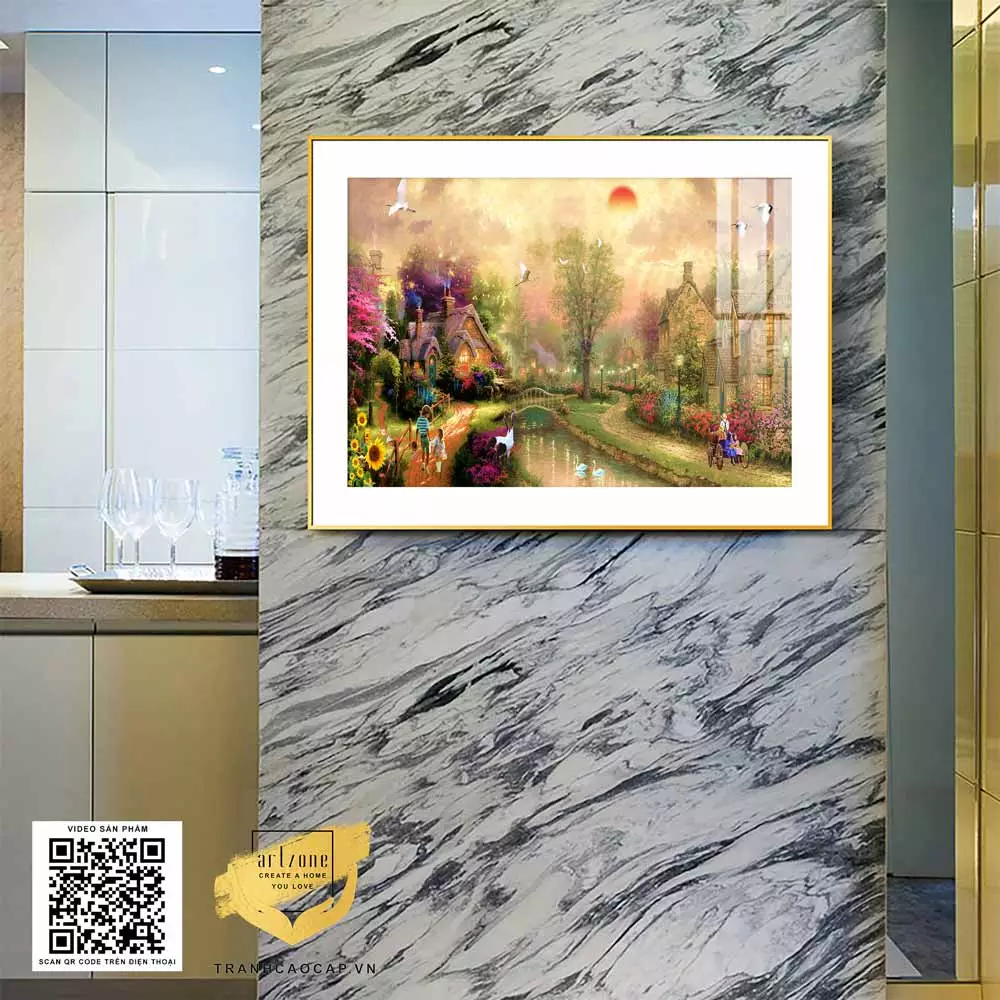 Sự kết nối giữa con người và thiên nhiên trong tranh