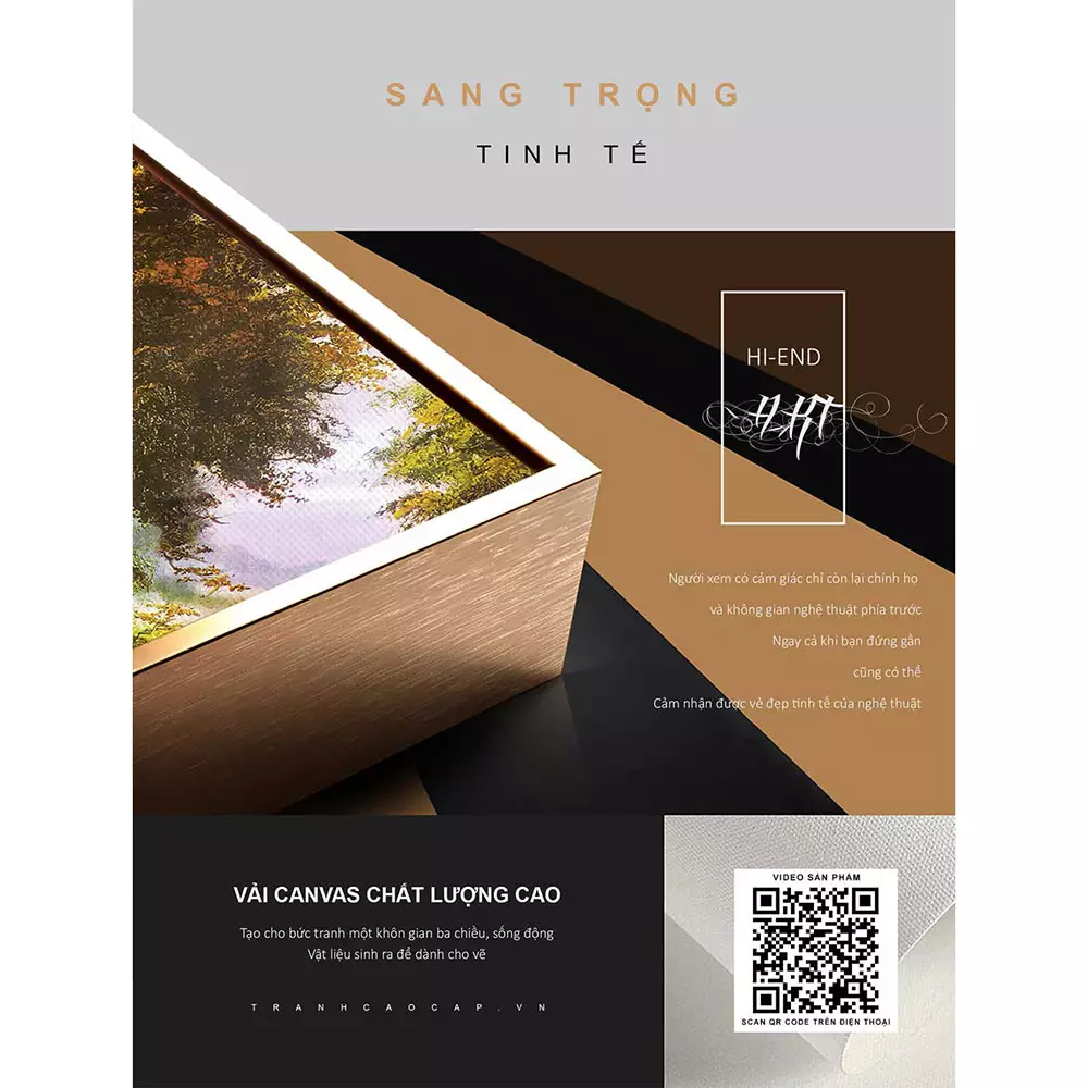 Tranh Mica Phong Cảnh Ngôi Nhà Nhỏ Tuổi Thơ Bên Bờ Sông