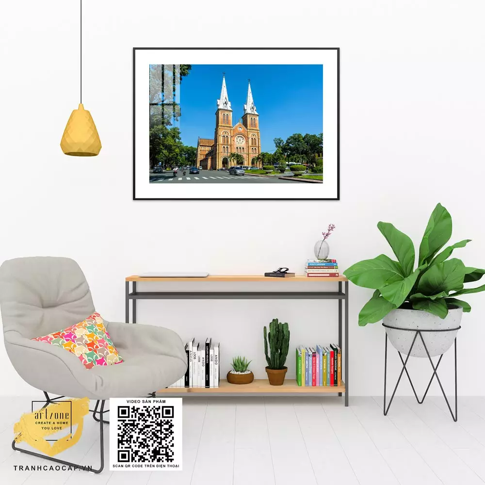 Tranh Mica Nhà thờ Đức Bà Sài Gòn