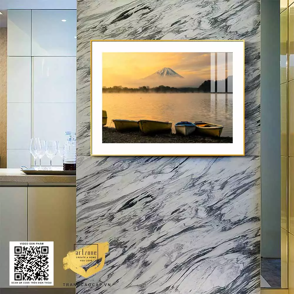 Tranh Mica Phong Cảnh Núi Phú Sĩ - Biểu tượng văn hóa sâu sắc