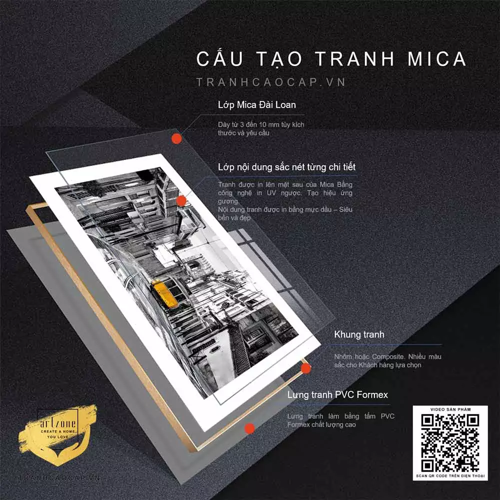 Tranh Mica Phong cảnh - Lựa chọn hoàn hảo