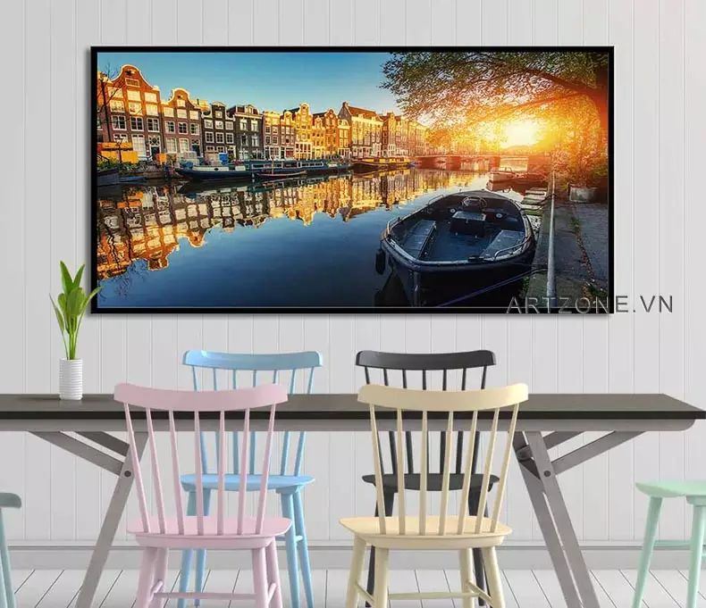 Lựa chọn kích thước tranh phù hợp với không gian