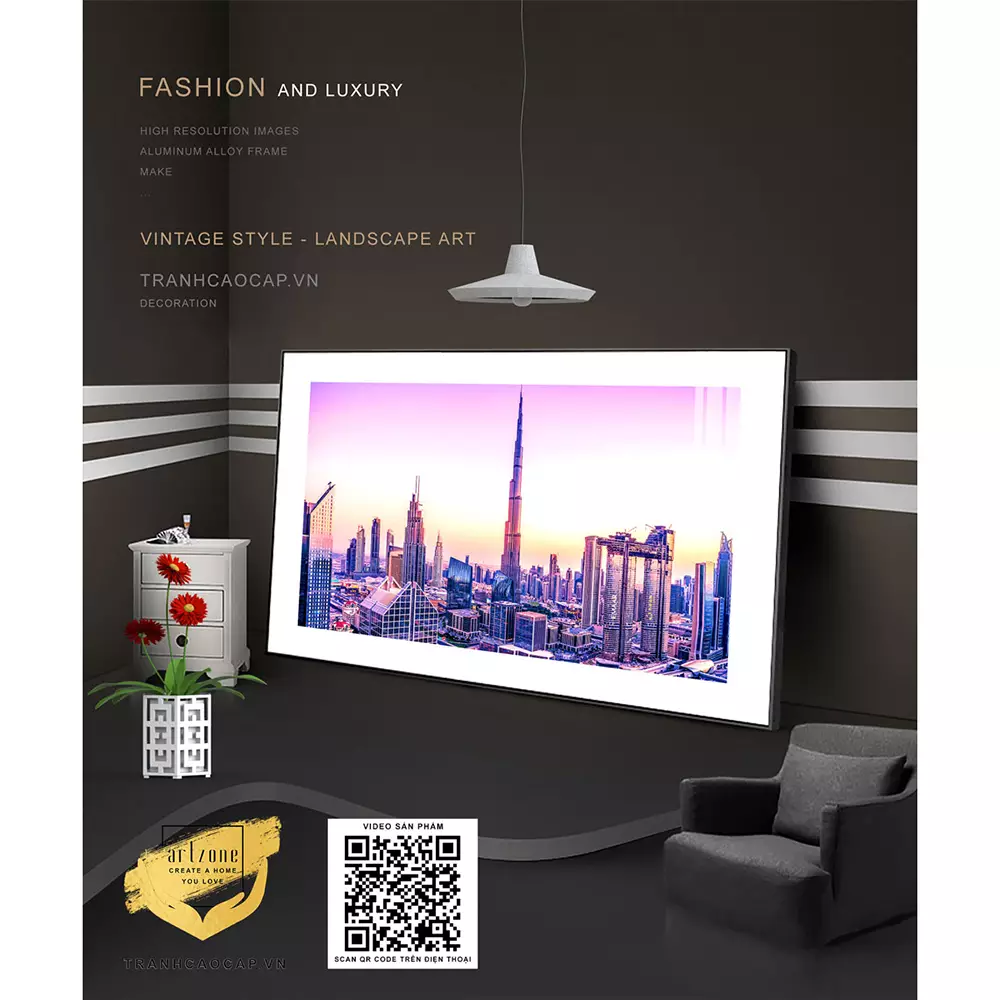 Triết lý sống phong phú trong tranh Dubai