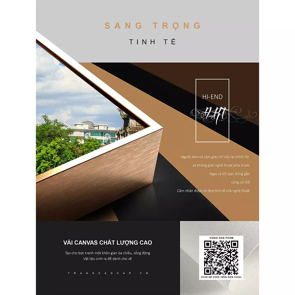 Tranh Mica Phong cảnh Tháp Rùa Hồ Gươm