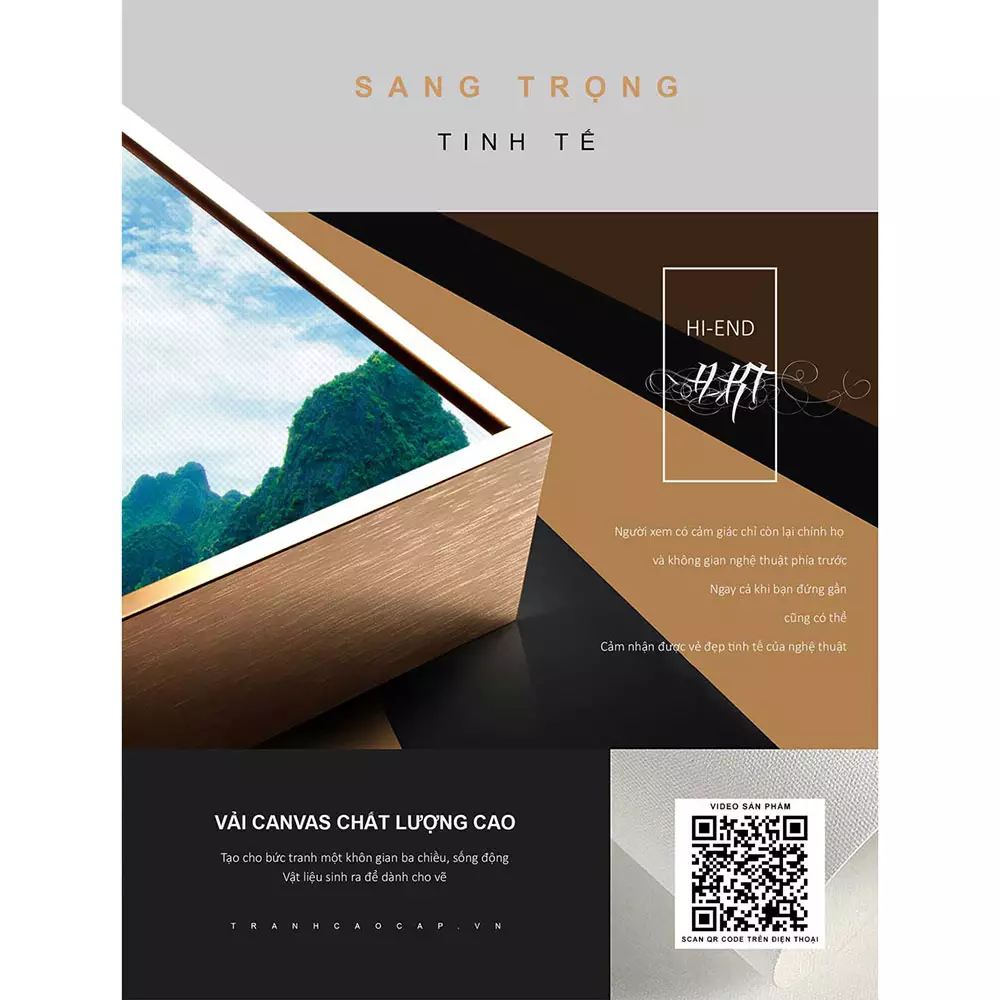 Tranh Mica Phong Cảnh Tràng An - Bái Đính