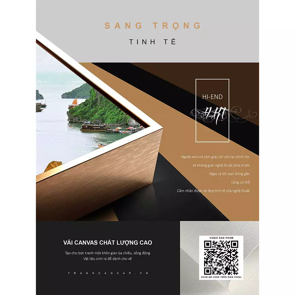 Tranh Mica Phong cảnh Vịnh Hạ Long
