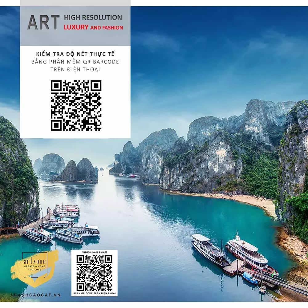 Tranh Mica Phong Cảnh Vịnh Hạ Long AZ1-1024 Tranh Mica Phong Cảnh Vịnh Hạ Long AZ1-1024