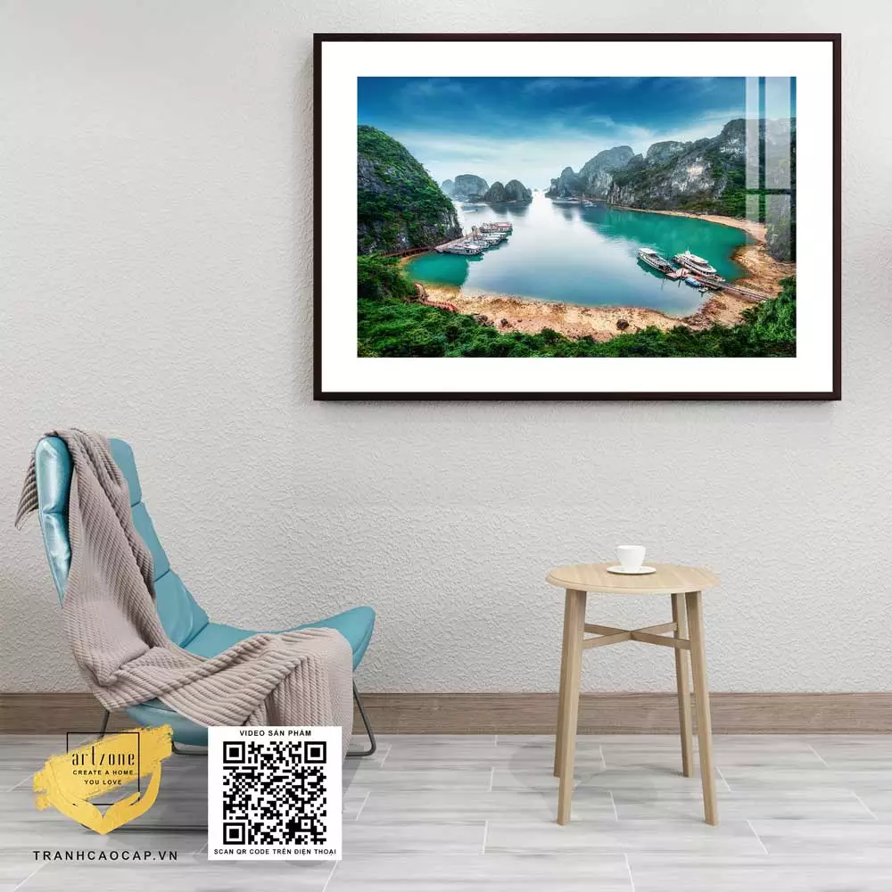 Tranh Mica Phong Cảnh Vịnh Hạ Long kích thước