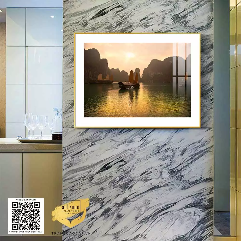 Lựa chọn kích thước tranh Mica phù hợp Kích thước tranh Mica Vịnh Hạ Long