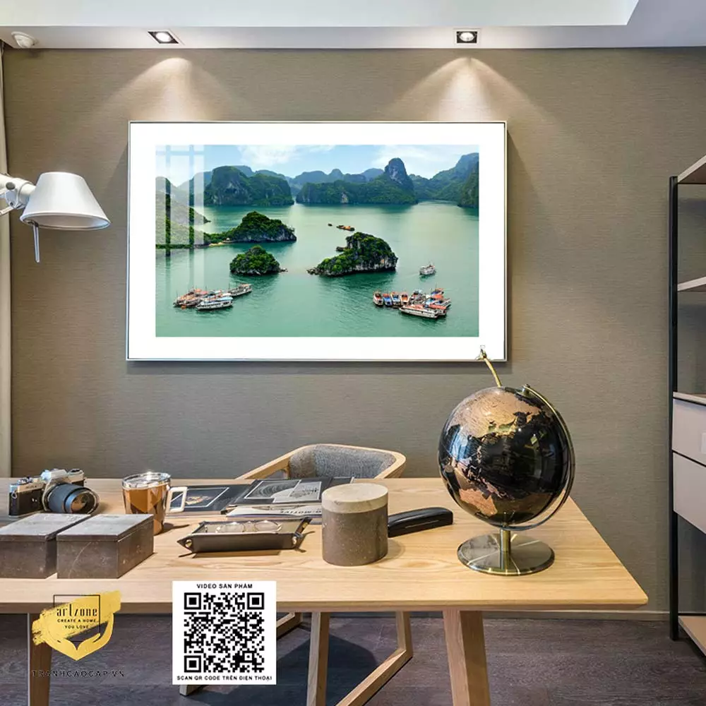 Tranh phong cảnh Vịnh Hạ Long hợp phong thủy