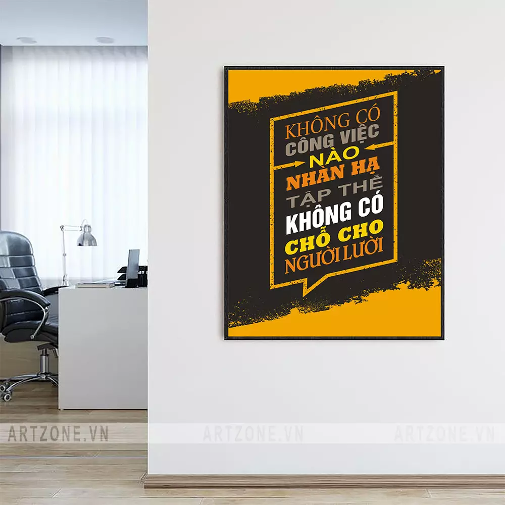 Lựa chọn tranh trang trí phù hợp với phong cách thiết kế văn phòng