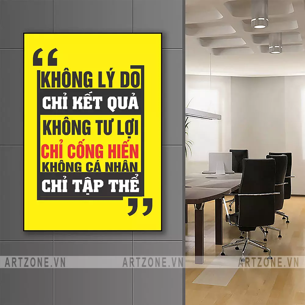 Tranh treo tường văn phòng hợp phong thủy mang lại may mắn và tài lộc