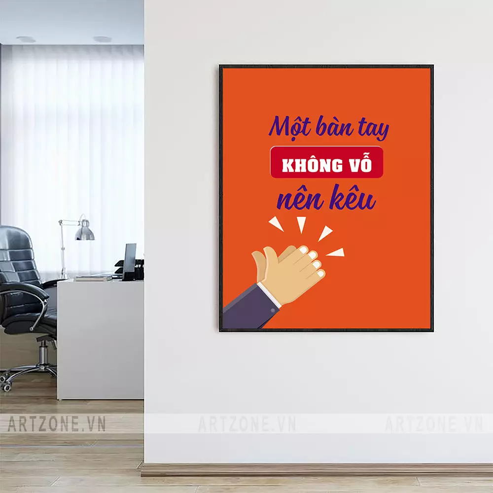 Tranh slogan văn phòng tạo động lực