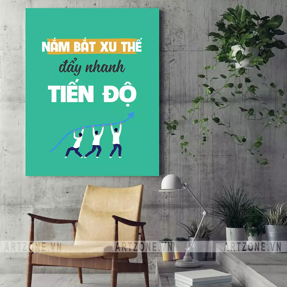 Tranh treo tường tạo động lực cho văn phòng