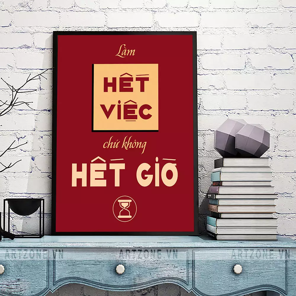 Vị trí treo tranh ngang tầm mắt