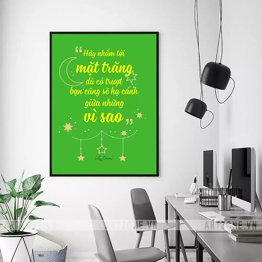 Khung tranh nhôm composite chắc chắn, bền đẹp