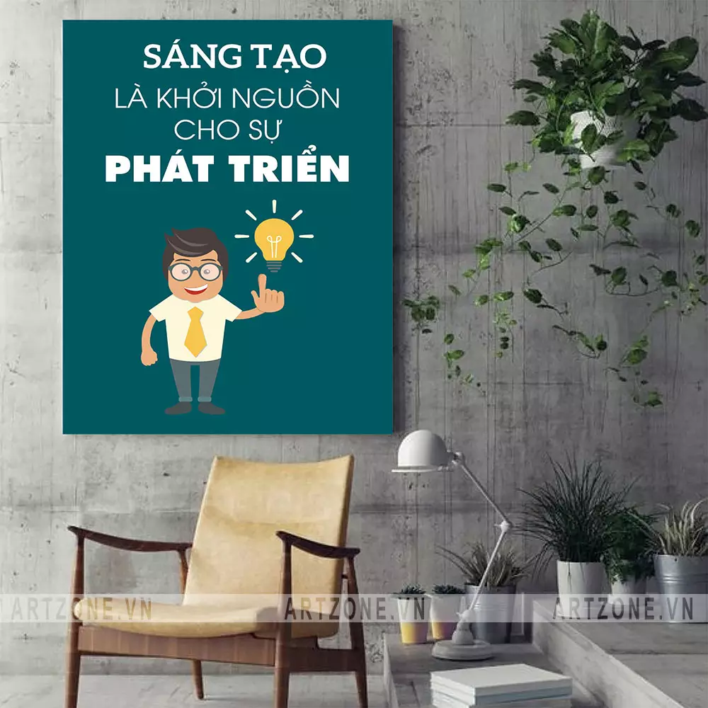 Treo tranh đúng cách để tạo không gian làm việc chuyên nghiệp