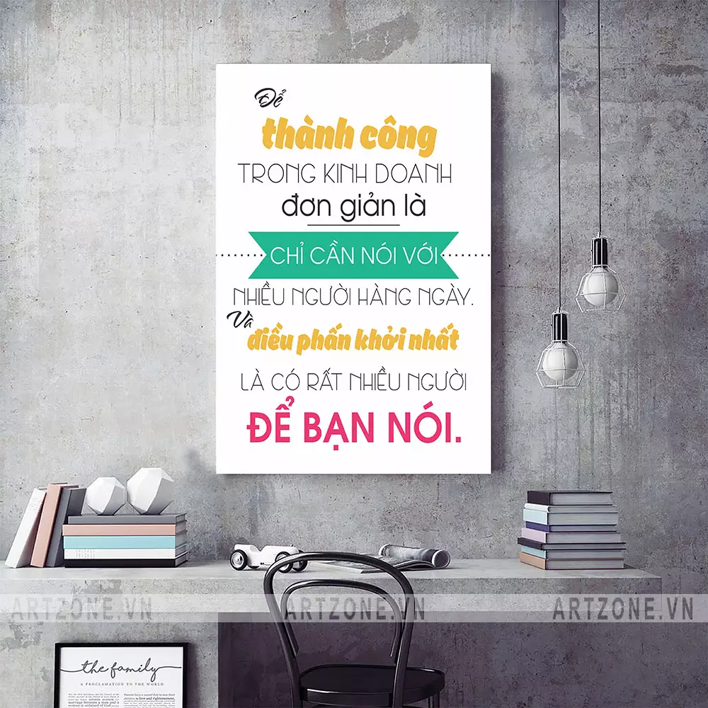 Tranh treo tường văn phòng cao cấp