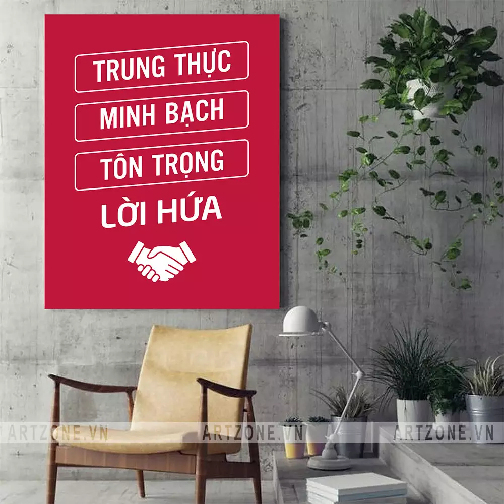 Chọn tranh treo tường phù hợp với phong cách văn phòng