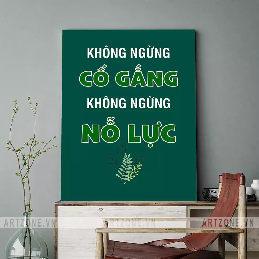 Mẫu tranh treo tường văn phòng tạo động lực làm việc