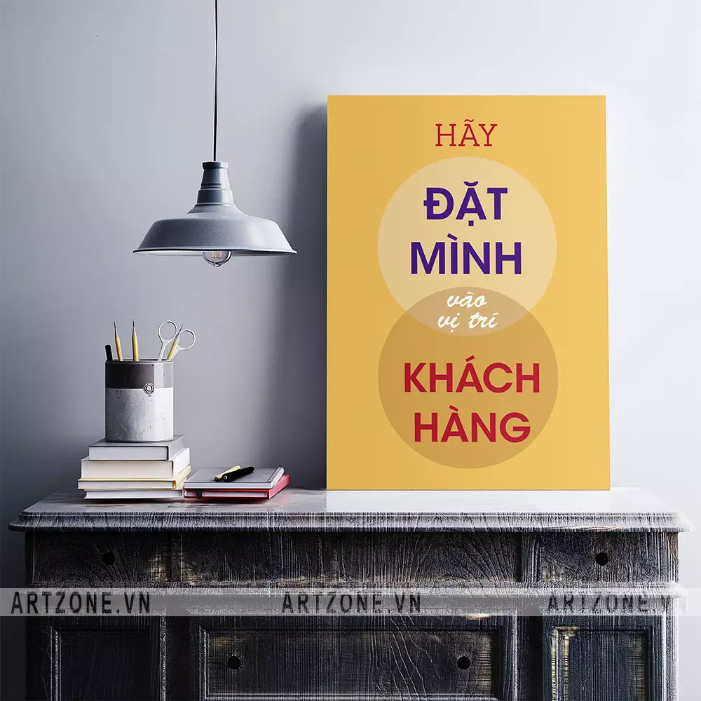 Tranh động lực decal màu tranh số AZ1-0428