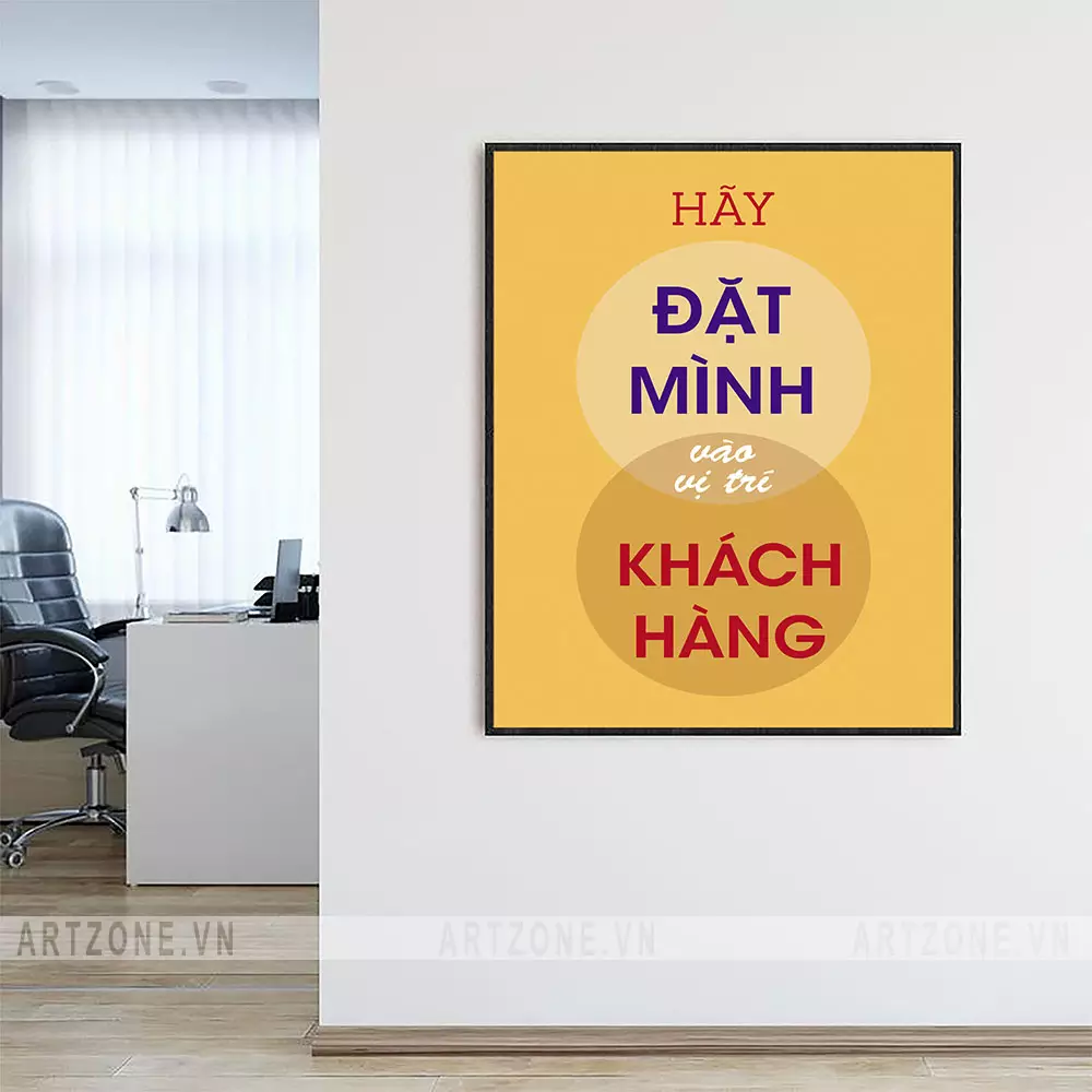 Mẫu tranh tạo động lực làm việc