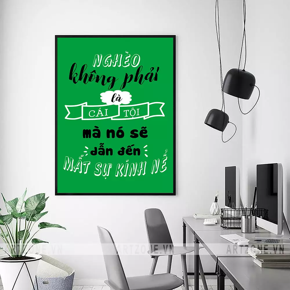 Tranh động lực văn phòng ý nghĩa