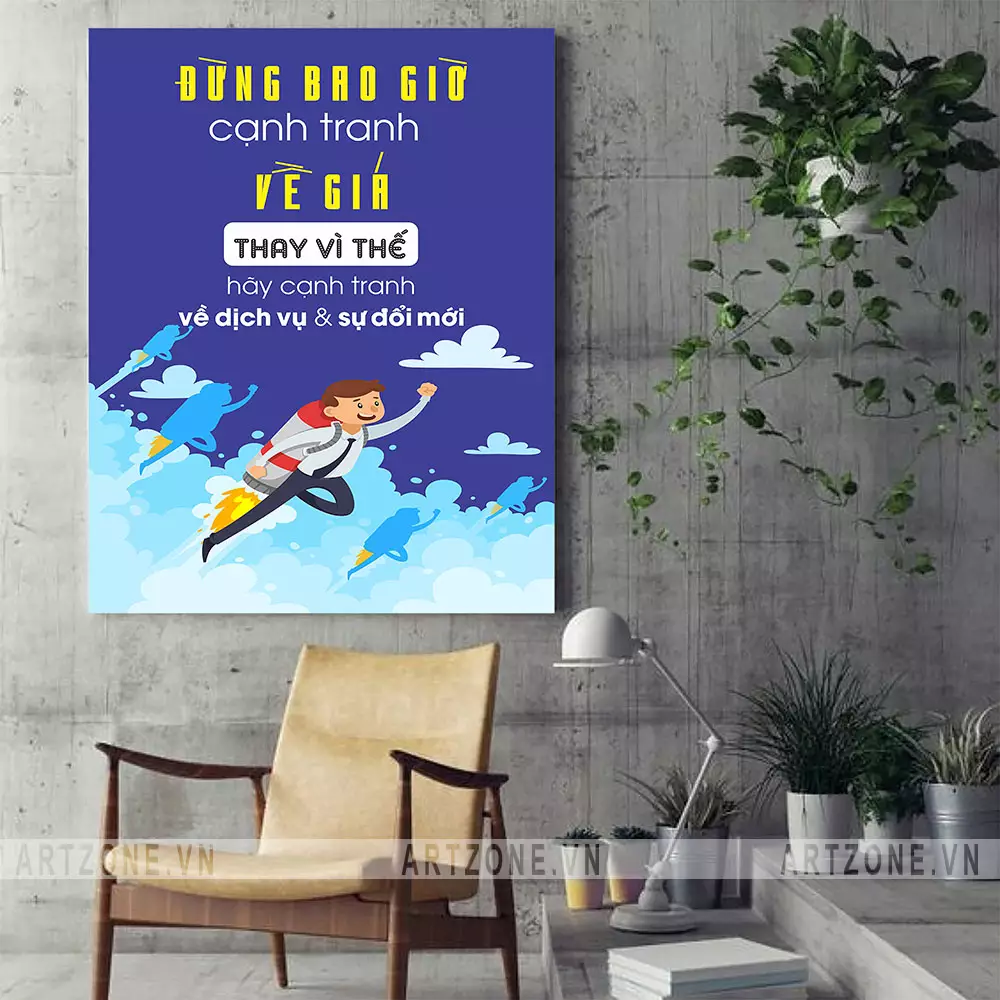 Tranh treo tường văn phòng đẹp và hiện đại