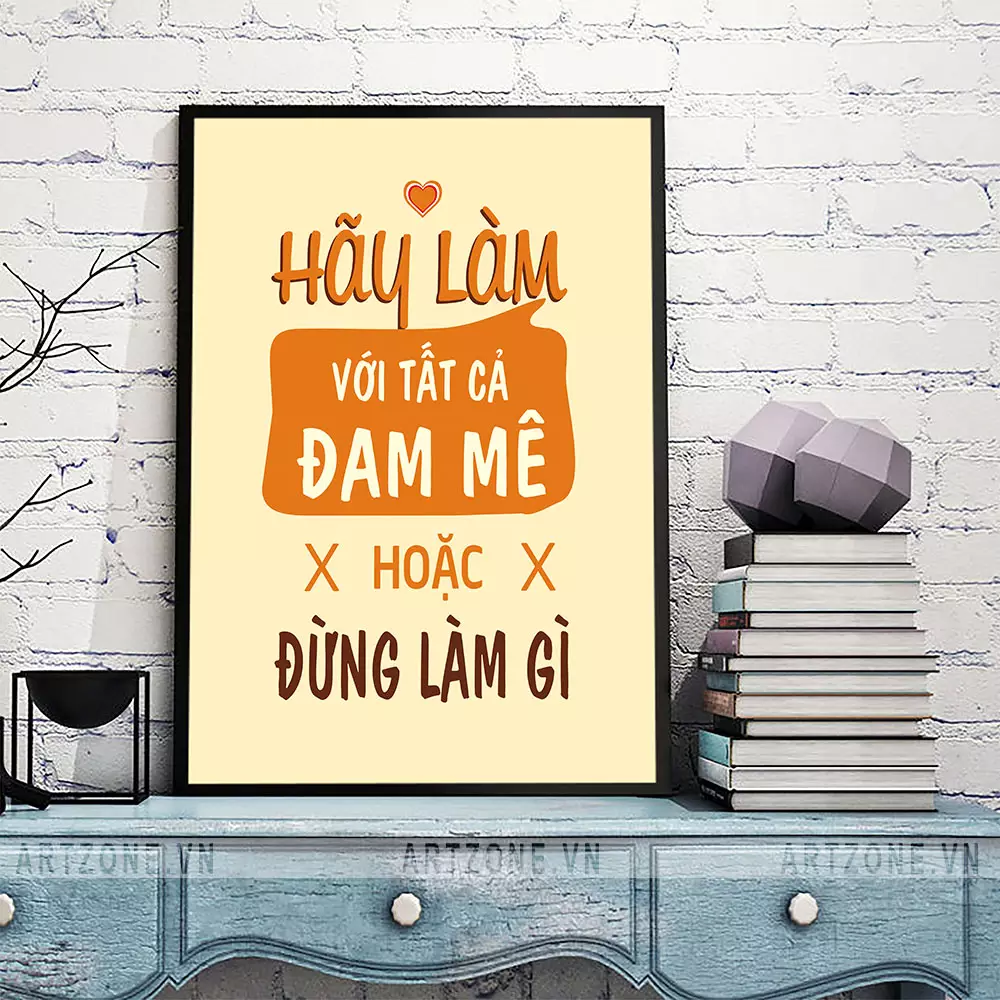 Tranh slogan văn phòng hiện đại