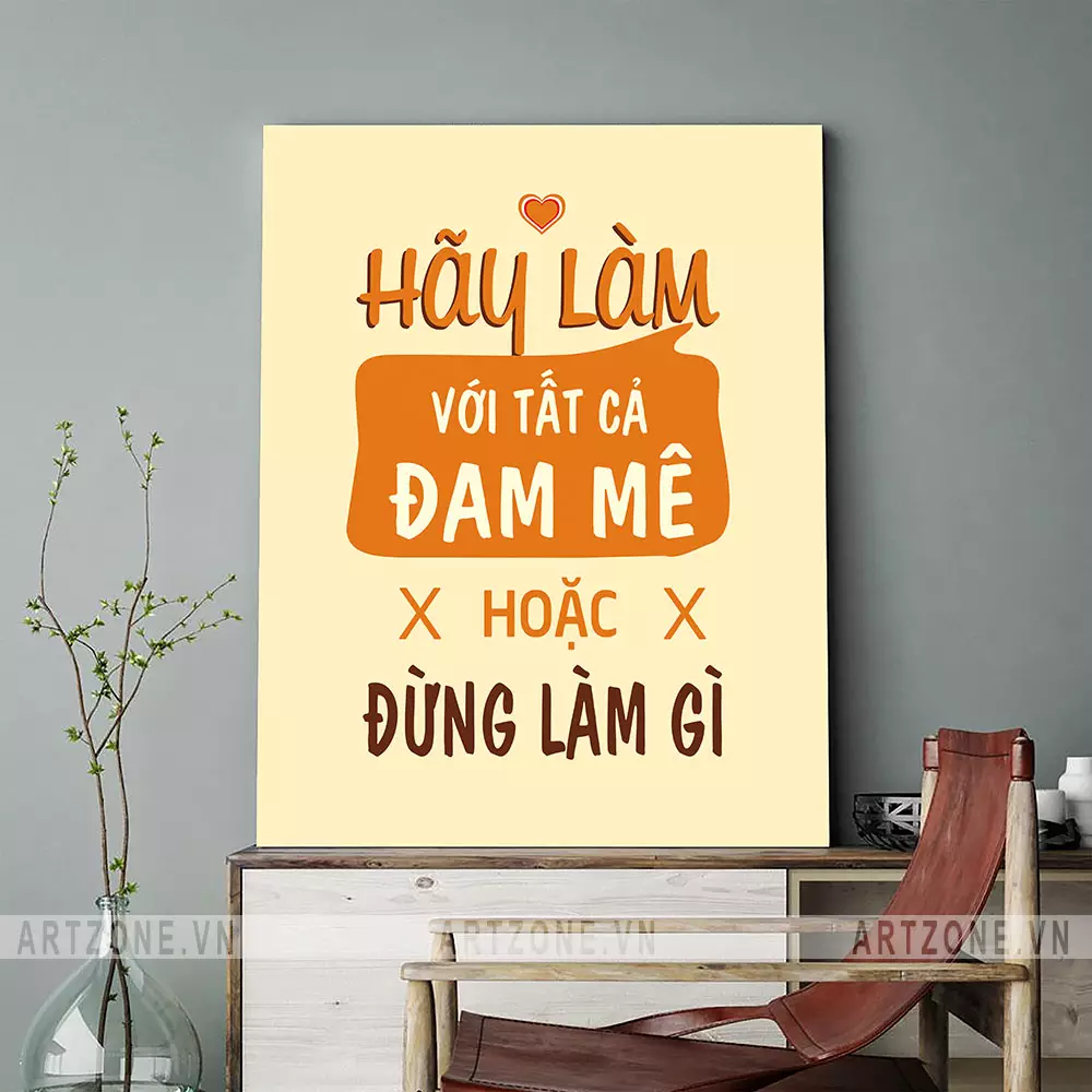 Bố trí tranh slogan hợp lý trong văn phòng