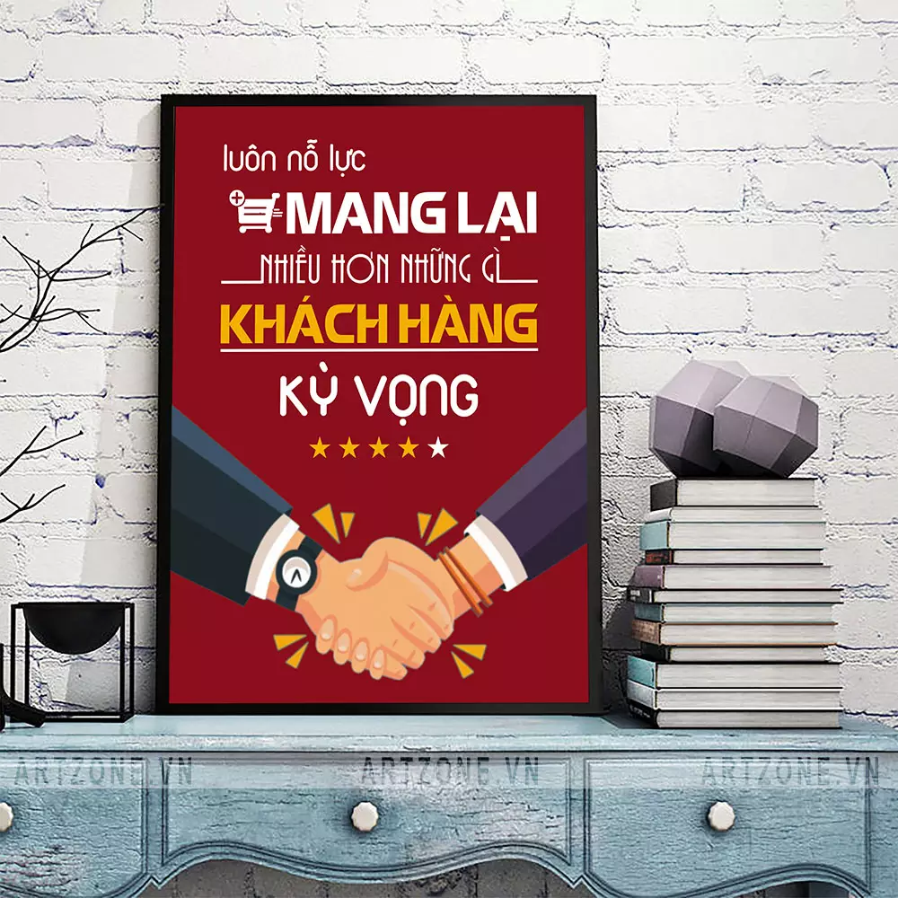 Tranh động lực giúp truyền tải thông điệp và giá trị của doanh nghiệp