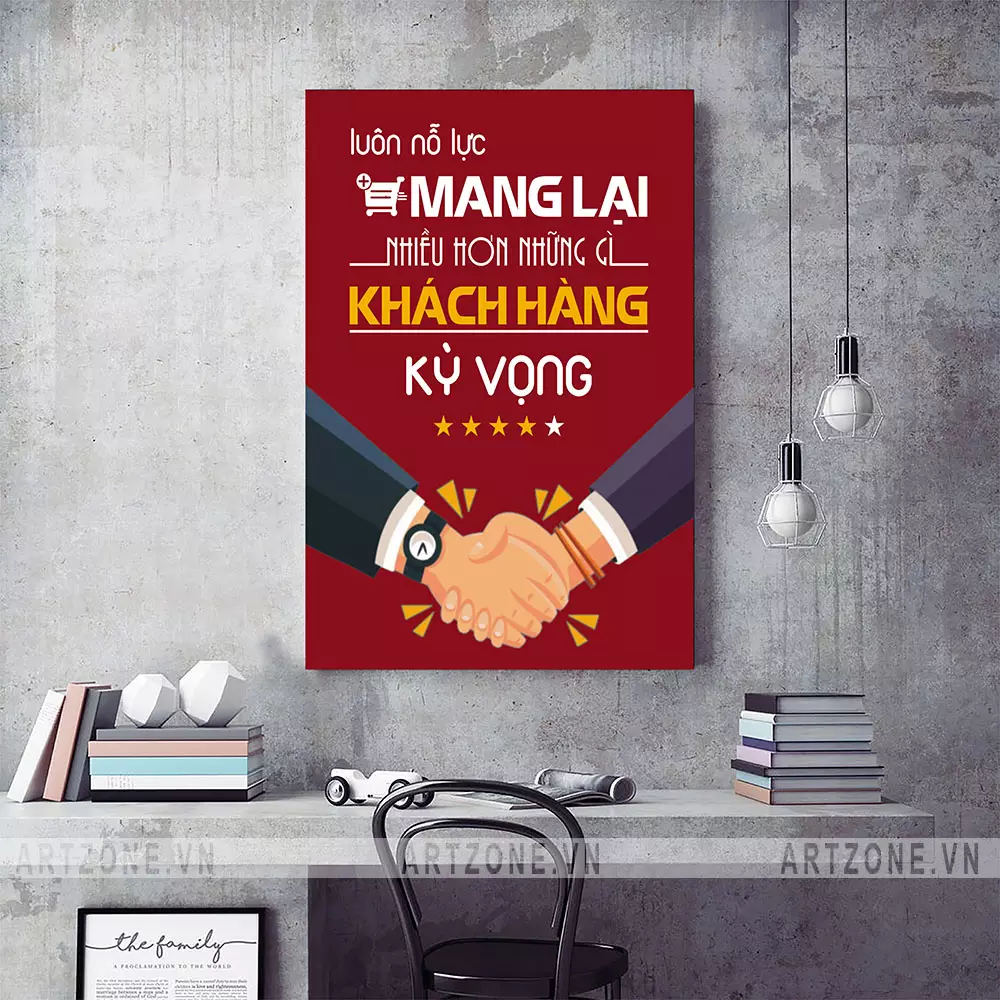 Tranh động lực là một lựa chọn thông minh cho văn phòng hiện đại