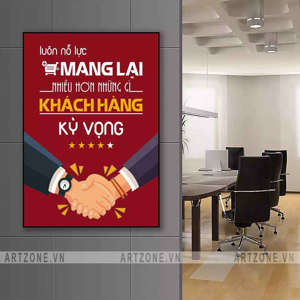 Cách lựa chọn tranh động lực phù hợp cho văn phòng
