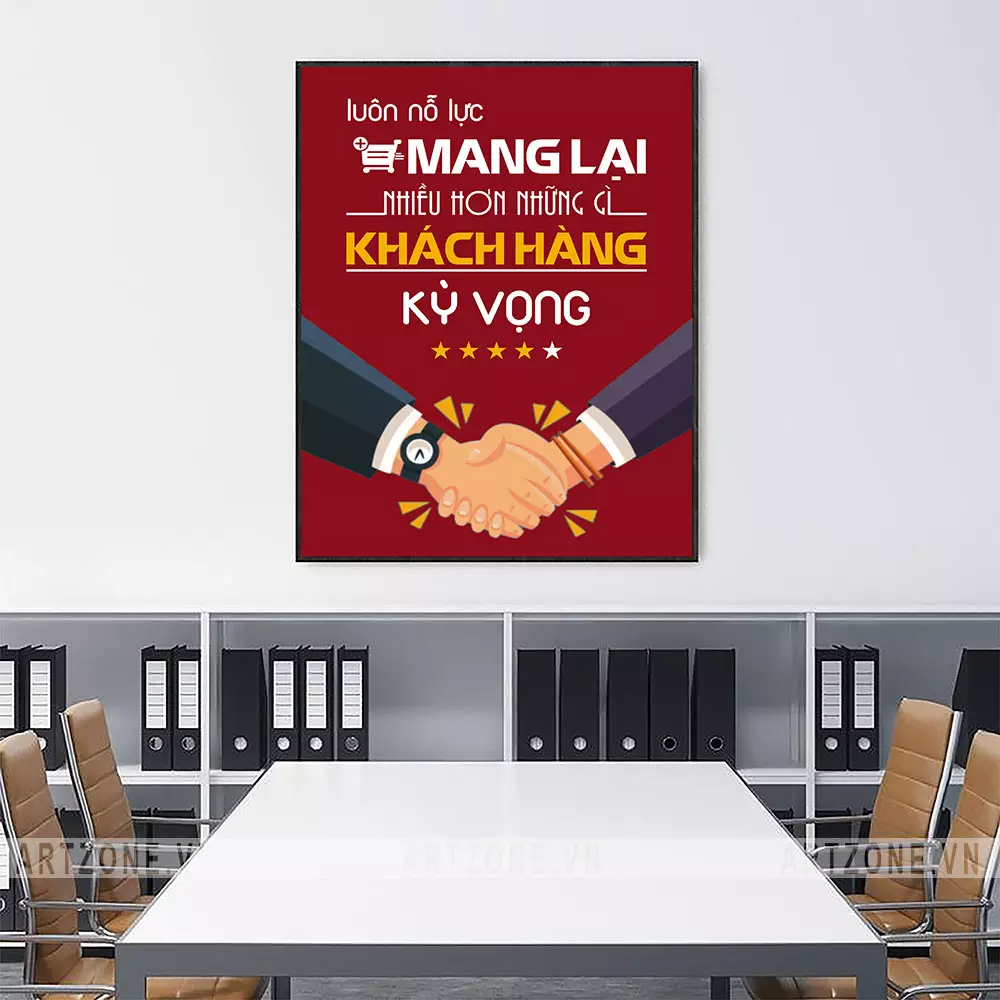 Tranh treo tường là một phần quan trọng trong việc trang trí văn phòng