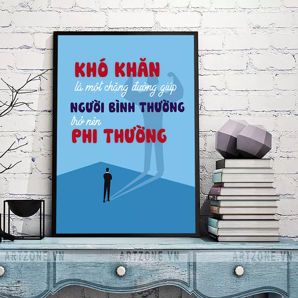 Tranh động lực văn phòng đẹp