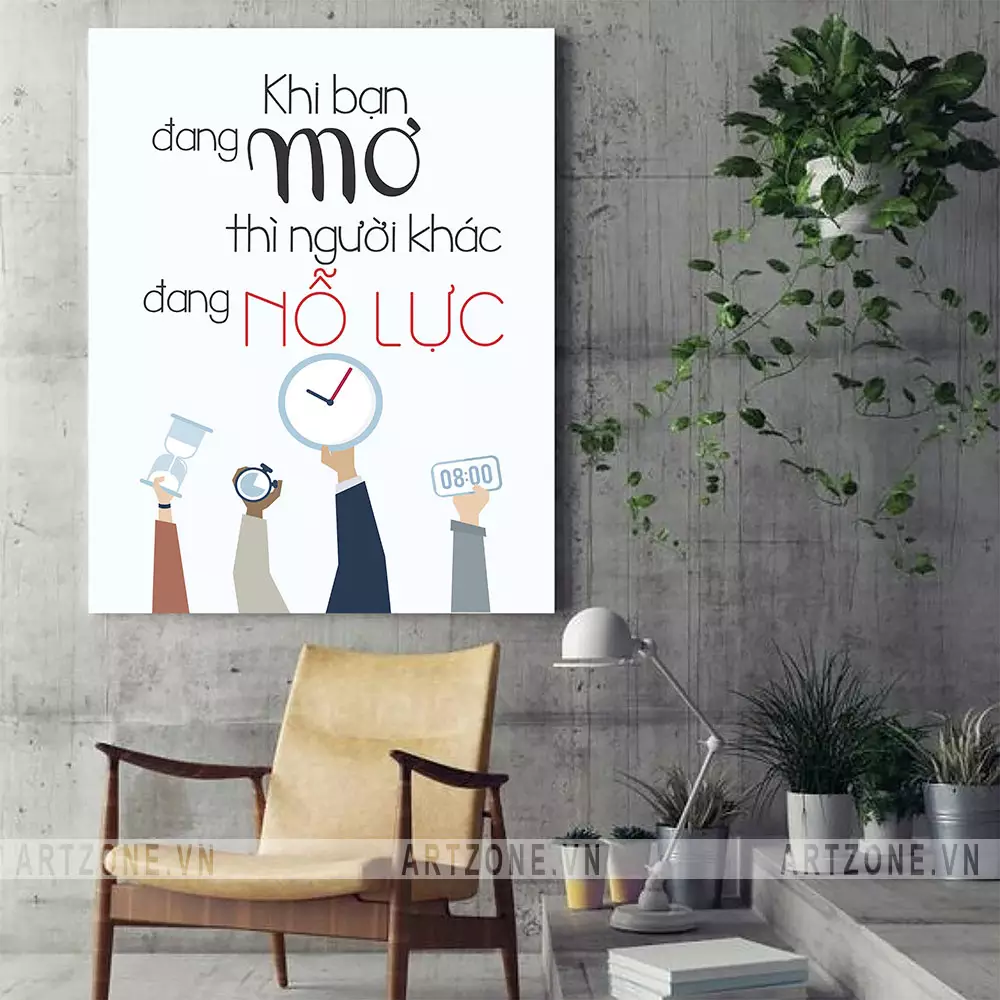 Tranh động lực giúp định hình lối sống tích cực