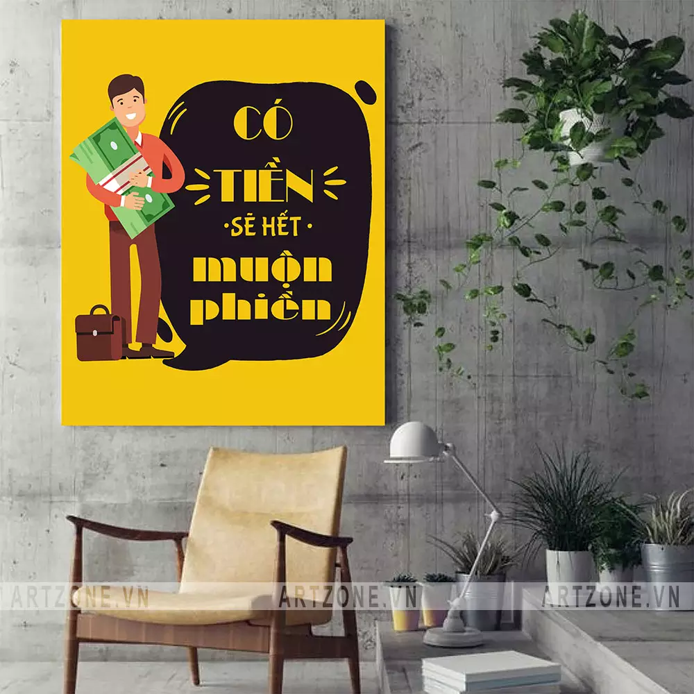 Tranh treo tường văn phòng ý nghĩa