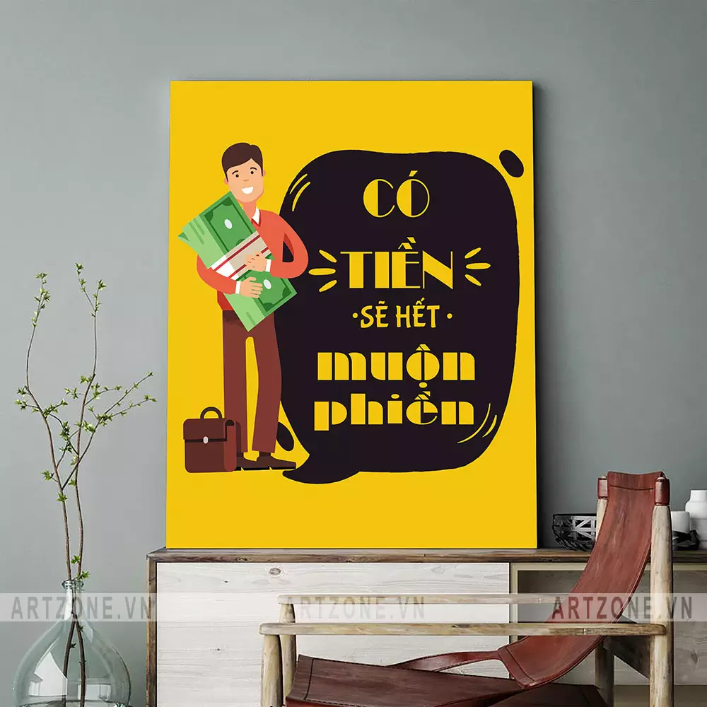 Tranh văn phòng ý nghĩa về gia đình